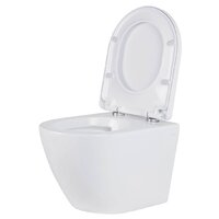 Унитаз подвесной Roxen Antares 530185-02 Rimless Soft Close - Превью изображения №8 — Интернет-магазин ПроЗаказ