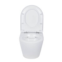 Унитаз подвесной Roxen Antares 530185-02 Rimless Soft Close - Превью изображения №9 — Интернет-магазин ПроЗаказ