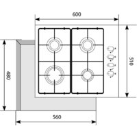 Варочная панель LEX GVS 644-1 IX - Превью изображения №4 — Интернет-магазин ПроЗаказ
