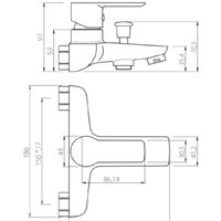 Смеситель RedBlu Origin Elegance 841000000 - Превью изображения №2 — Интернет-магазин ПроЗаказ