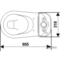 Унитаз напольный Оскольская керамика Ирида - Превью изображения №3 — Интернет-магазин ПроЗаказ