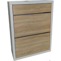 Тумба для обуви Анрат Элана 2.70ш белый+дуб сонома - Превью изображения №4 — Интернет-магазин ПроЗаказ