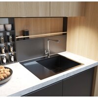 Кухонная мойка Mixline Pro 552929 (черный графит, с сифоном) - Превью изображения №4 — Интернет-магазин ПроЗаказ