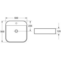 Умывальник Cezares CZR-LFT-50-LVB - Превью изображения №2 — Интернет-магазин ПроЗаказ