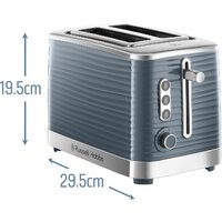 Тостер Russell Hobbs Inspire Grey 2 Slice 24373-56 - Превью изображения №6 — Интернет-магазин ПроЗаказ