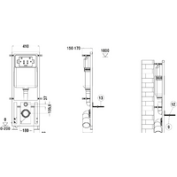 Унитаз подвесной WeltWasser Telbach 004 GL-WT + Marberg 410 SE (белый глянец/хром) - Превью изображения №6 — Интернет-магазин ПроЗаказ
