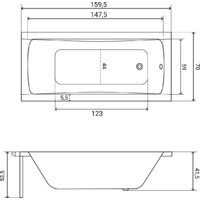 Ванна Lauter Bianca 160х70 21207160 - Превью изображения №28 — Интернет-магазин ПроЗаказ