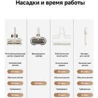 Пылесос Dreame Cordless Vacuum Cleaner R10s Essential Aqua VRV65F (евровилка, белый) - Превью изображения №21 — Интернет-магазин ПроЗаказ