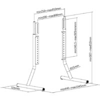 Подставка для телевизора Ultramounts UM505 (черный) - Превью изображения №3 — Интернет-магазин ПроЗаказ