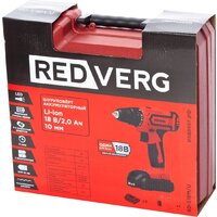 Дрель-шуруповерт RedVerg RD-S18M/U (с 2-мя АКБ, кейс) - Превью изображения №12 — Интернет-магазин ПроЗаказ