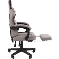 Игровое (геймерское) кресло CHAIRMAN CH27 (ткань, серый/черный) - Превью изображения №5 — Интернет-магазин ПроЗаказ