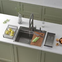 Roxen Stage 560250-60-S текстурный сатин (с держателем для ножей и аксессуарами)