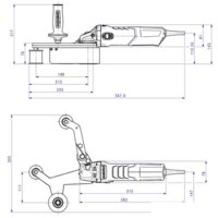 Ленточная шлифмашина Metabo RBE 15-180 SET 602243500 - Превью изображения №2 — Интернет-магазин ПроЗаказ