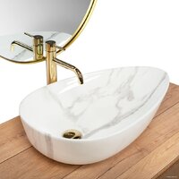 Умывальник Rea Greta 65 Bianco Shiny REA-U6501 - Превью изображения №2 — Интернет-магазин ПроЗаказ