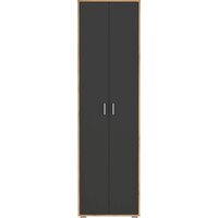 Шкаф распашной Олмеко Антре 65.07 (дуб вотан/диамант серый/белый) - Превью изображения №2 — Интернет-магазин ПроЗаказ