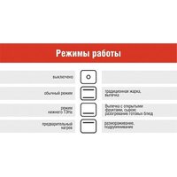 Кухонная плита Darina B 3607 W - Превью изображения №2 — Интернет-магазин ПроЗаказ