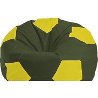 Flagman Мяч Стандарт М1.1-57 (темно-оливковый/желтый)