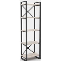 Hype Mebel Стандарт 50x170 (черный/древесина белая)