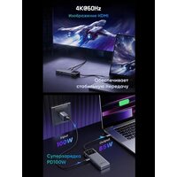 Док-станция Ugreen CM888 35998 - Превью изображения №6 — Интернет-магазин ПроЗаказ