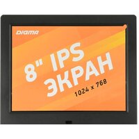 Цифровая фоторамка Digma PF-843 (черный) - Превью изображения №4 — Интернет-магазин ПроЗаказ
