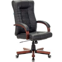 Бюрократ KB-10WALNUT/B/LEATH (черный)