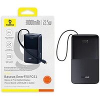 Внешний аккумулятор Baseus EnerFill FC51 Bipow2 Pro Power Bank 30000mAh (черный) - Превью изображения №3 — Интернет-магазин ПроЗаказ