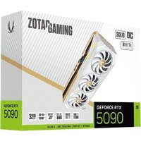 Видеокарта ZOTAC Gaming GeForce RTX 5090 Solid OC White Edition ZT-B50900Q-10P - Превью изображения №8 — Интернет-магазин ПроЗаказ