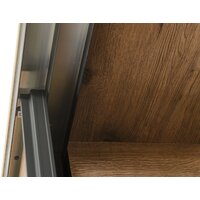 Шкаф-купе Рэйгрупп Bromo VVH 02 РГ-12.02 B 120 VVH 120x220.5 (дуб велингтон/черный) - Превью изображения №10 — Интернет-магазин ПроЗаказ