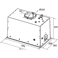 Кухонная вытяжка Elica Lane GR/A/72 - Превью изображения №4 — Интернет-магазин ПроЗаказ
