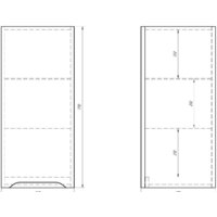  Dreja Шкаф-полупенал QL 35 99.0010 (белый) - Превью изображения №2 — Интернет-магазин ПроЗаказ