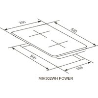 Варочная панель Meferi MIH302WH Power - Превью изображения №10 — Интернет-магазин ПроЗаказ