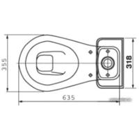 Унитаз напольный Оскольская керамика Дора (белый) - Превью изображения №3 — Интернет-магазин ПроЗаказ