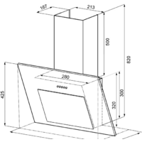 Кухонная вытяжка Krona Fiona 600 PB (белый) - Превью изображения №3 — Интернет-магазин ПроЗаказ