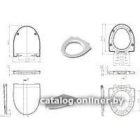 Сиденье для унитаза Cersanit Parva (S-DS-PARVA-DL-t) - Превью изображения №4 — Интернет-магазин ПроЗаказ