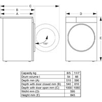 Стирально-сушильная машина Gorenje WDG2P854A3C2/C - Превью изображения №4 — Интернет-магазин ПроЗаказ