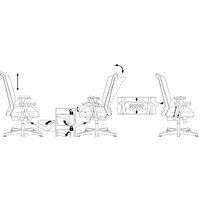 Офисное кресло Бюрократ MC-611N TW-01 38-418 (черный) - Превью изображения №5 — Интернет-магазин ПроЗаказ
