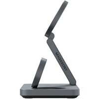 Беспроводное зарядное Magssory Yoga 3 в 1 Charging Station для Samsung Qi2 WCH017m (темно-серый) - Превью изображения №8 — Интернет-магазин ПроЗаказ