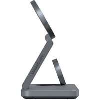 Беспроводное зарядное Magssory Yoga 3 в 1 Charging Station для Samsung Qi2 WCH017m (темно-серый) - Превью изображения №4 — Интернет-магазин ПроЗаказ