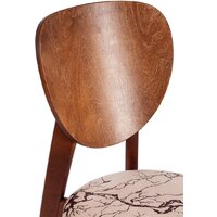 Стул TetChair Diamante мягкое сиденье (коричневый/крекс бежевый) - Превью изображения №9 — Интернет-магазин ПроЗаказ