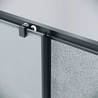 Душевой уголок Grossman Cosmo 110x100x195 120.K33.02.1110.21.02 (черный матовый/стекло шиншилла) - Превью изображения №3 — Интернет-магазин ПроЗаказ