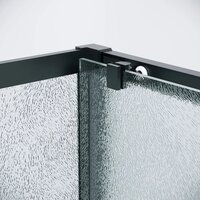 Душевой уголок Grossman Cosmo 110x100x195 120.K33.02.1110.21.02 (черный матовый/стекло шиншилла) - Превью изображения №4 — Интернет-магазин ПроЗаказ