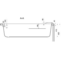 Ванна Cersanit Santana 170x70 (с ножками) - Превью изображения №4 — Интернет-магазин ПроЗаказ
