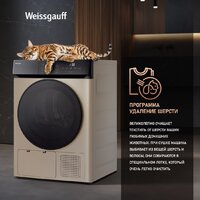 Сушильная машина Weissgauff WD 6010 Heat Pump Champagne - Превью изображения №20 — Интернет-магазин ПроЗаказ