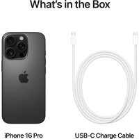 Телефон Apple iPhone 16 Pro Dual SIM 128GB (черный титан) - Превью изображения №7 — Интернет-магазин ПроЗаказ