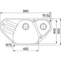 Кухонная мойка Franke Antea AZG 661-E 114.0702.424 (матовый черный) - Превью изображения №2 — Интернет-магазин ПроЗаказ