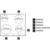 Варочная панель Electrolux EHF6240XXK - Превью изображения №3 — Интернет-магазин ПроЗаказ