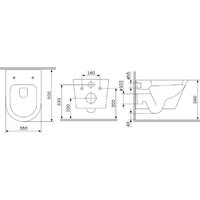 Унитаз подвесной AM.PM X-Joy Aquaspin C851900SC (с сиденьем) - Превью изображения №13 — Интернет-магазин ПроЗаказ