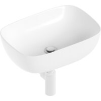 Умывальник Lauter 21493A + клапан 21190W + сифон 21635W (белый матовый) - Превью изображения №14 — Интернет-магазин ПроЗаказ