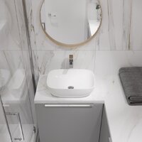 Умывальник Lauter 21493A + клапан 21190W + сифон 21635W (белый матовый) - Превью изображения №13 — Интернет-магазин ПроЗаказ