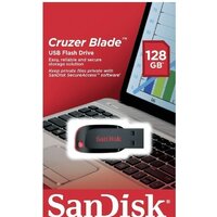 USB Flash SanDisk Cruzer Blade Black 128GB (SDCZ50-128G-B35) - Превью изображения №3 — Интернет-магазин ПроЗаказ